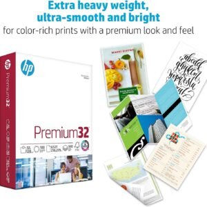 Wholesale HP Paper Printer | 8.5 x 11 Paper | Premium 32 lb | 1 Ream - 500 Sheets | 100 Bright | Made in USA - FSC Certified | 113100R 500 Sheets Premium32