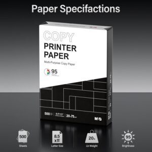 Wholesale M&G Multipurpose Copy Printer Paper, 8.5 x 11, 20lb, 1 Ream (500 Sheets), 95 Bright, White ‎1 Ream | 500 Sheets