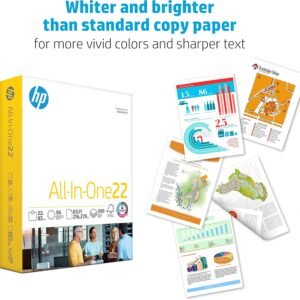 Wholesale HP Papers | 8.5 x 11 Paper | All In One 22 lb | 1 Mega Ream - 750 Sheets | 96 Bright | Made in USA - FSC Certified | 207750R Mega Ream | 750 Sheets 750 Sheets