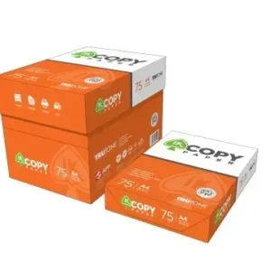 IK Copy Paper – A4 Size, 75 GSM, Pack of 10 Reams (500 Sheet each) – 1 Box
